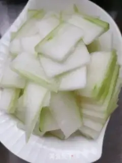 Make Grits and melons step 1