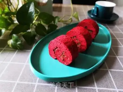 Make Red Cake Roll step 14