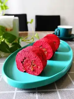 Make Red Cake Roll step 16