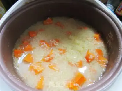 Make Pumpkin porridge step 3
