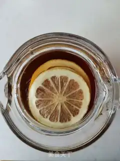 Make Cold lemon tea step 1