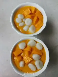 Make Coconut mango little circle step 7