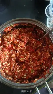 Make Cool chili sauce step 1