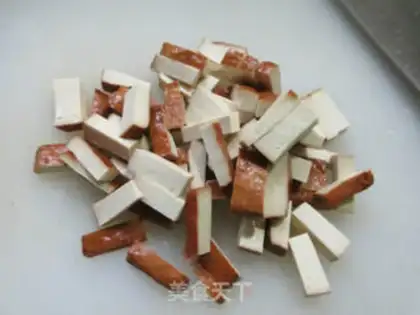 Make Scrambled radish step 1