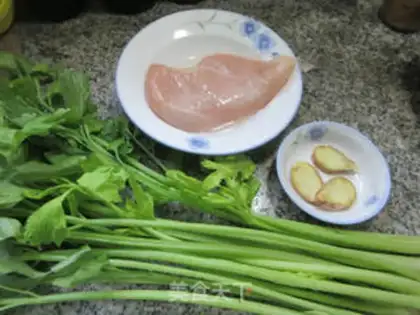 Make Celery with chicken chest step 0