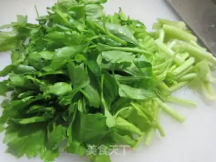 Make Celery with chicken chest step 6