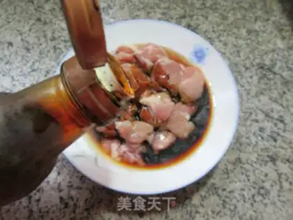 Make Soybeans, chicken-leg meat step 7