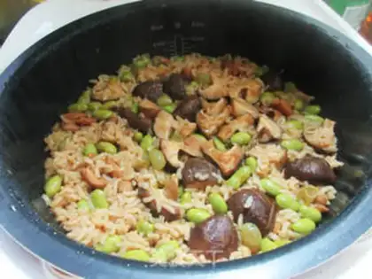 Make Soybeans, chicken-leg meat step 18