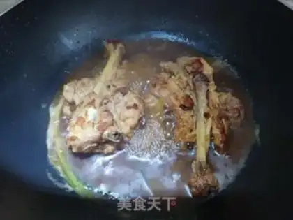 Make Burn chicken legs step 9