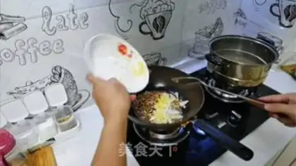 Make Pork powdered bean peel step 4