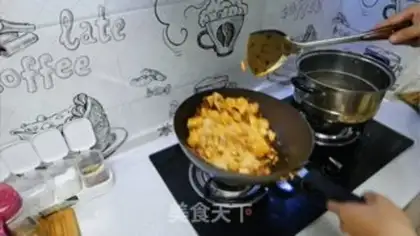 Make Pork powdered bean peel step 8