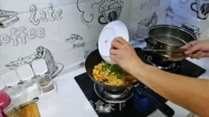 Make Pork powdered bean peel step 9