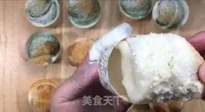Make Coconut rolls step 22