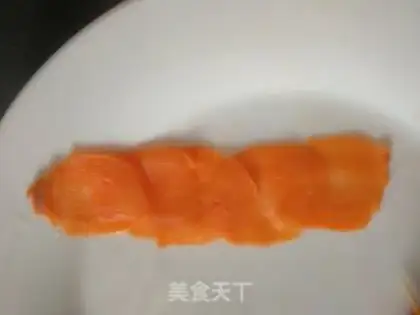 Make Carrot roses step 3