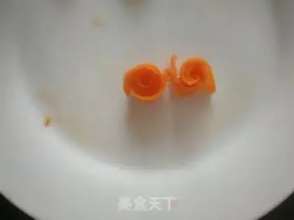 Make Carrot roses step 5