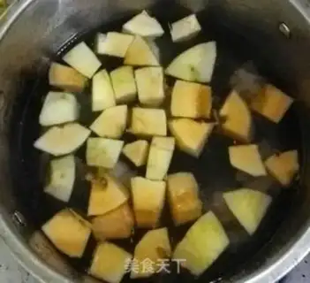 Make Pumpkin chop soup step 2