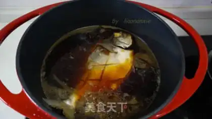 Make The soy sauce boils the fish step 5