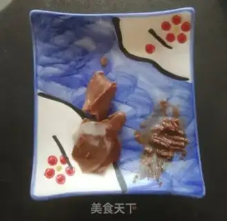 Make Grape ostrich fruit plate step 5
