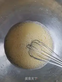 Make Korean egg bread step 1
