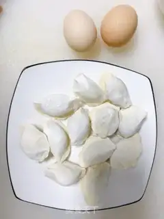 Make Egg dumplings step 0