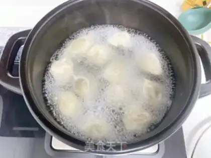 Make Egg dumplings step 3