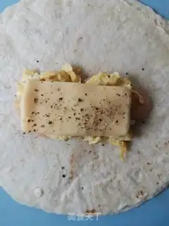Make Shrimp cheese burrito step 2