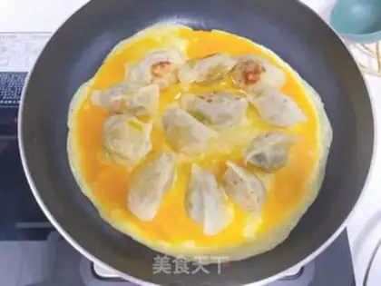 Make Egg dumplings step 5