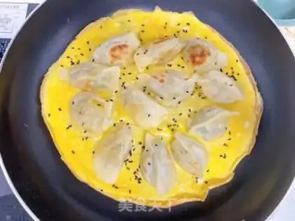 Make Egg dumplings step 6