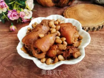 Make Peanut stew pig hoof step 8