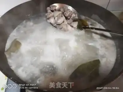 Make Soybeans and chicken step 3