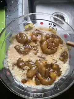 Make A souffled shrimp step 3