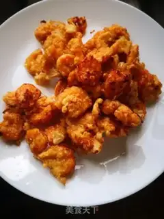 Make A souffled shrimp step 5
