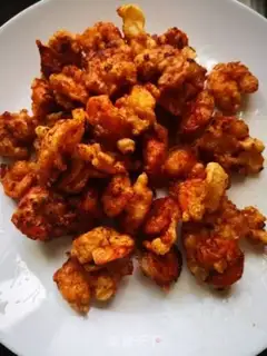 Make A souffled shrimp step 7
