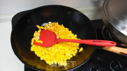 Make Pumpkin tofu soup step 3