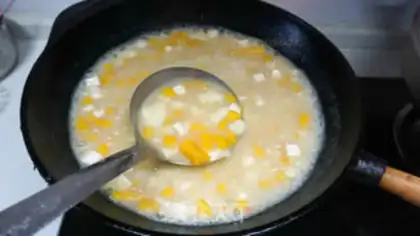 Make Pumpkin tofu soup step 5