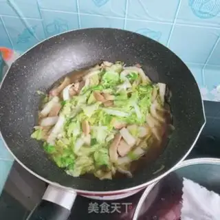 Make Pork cabbage noodles step 10