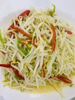 Make Sour green bean sprouts step 2