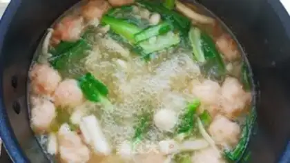 Make Mocking shrimp soup step 9