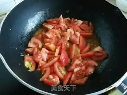 Make Tomato eggs for noodles step 4