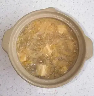 Make A sour tofu pan step 5