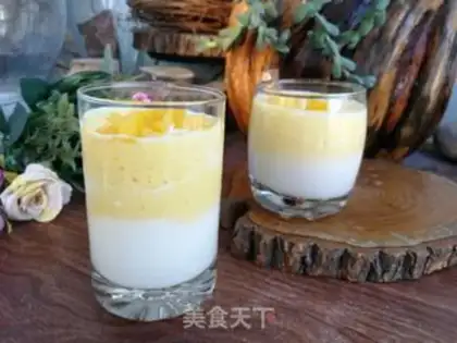 Make Mango pumpkin milkshake step 5