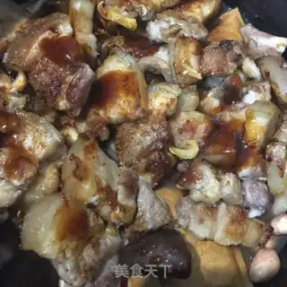 Make Flaming mushroom beans step 6