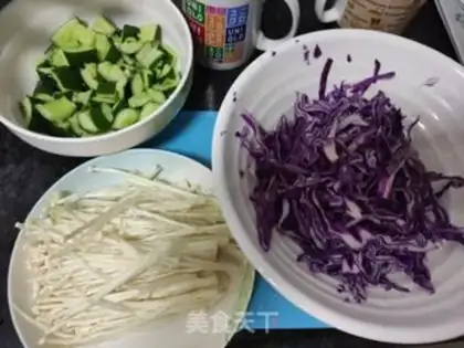 Make ♪ The blue cucumber ♪ step 0