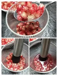 Make Pomegranate bubbles step 2