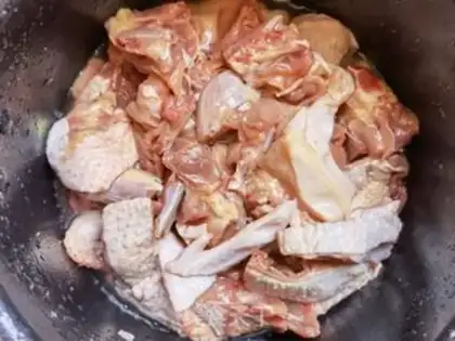 Make Onion potato stew turkey step 0