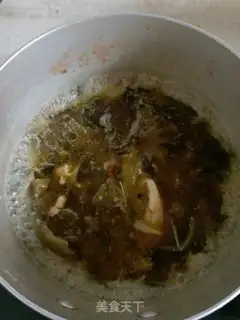 Make Sourfish noodles step 1