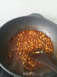 Make Low fat chicken chest mushroom noodles step 5
