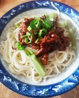 Make Low fat chicken chest mushroom noodles step 7