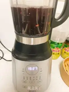 Make Red bean black rice sesame paste step 2