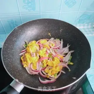 Make Egg onions step 5